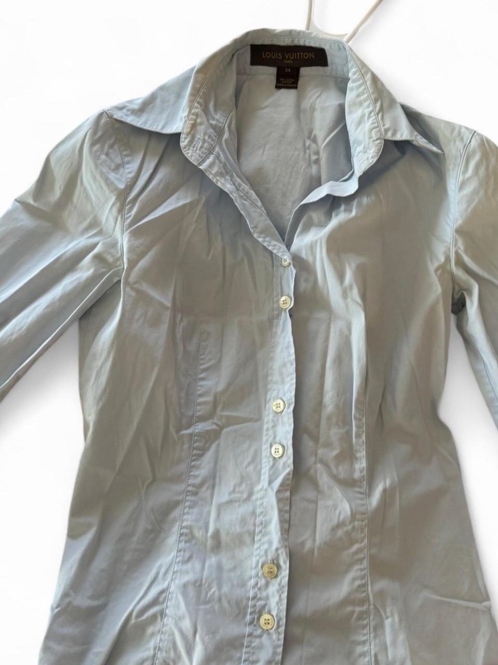 Louis Vuitton light blue button up
